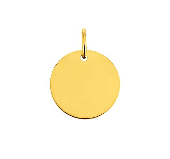 Gold-Plakette 750 Gelbgold poliert – 1155.06244/0001

