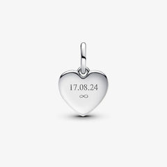 Gravierbarer Love-Herz Charm-Anhänger - 793604C01