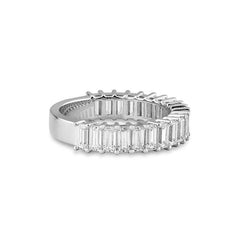 Halbmemoire Baguette Labordiamantring – Eleganter Ring mit Labordiamanten - 41063100