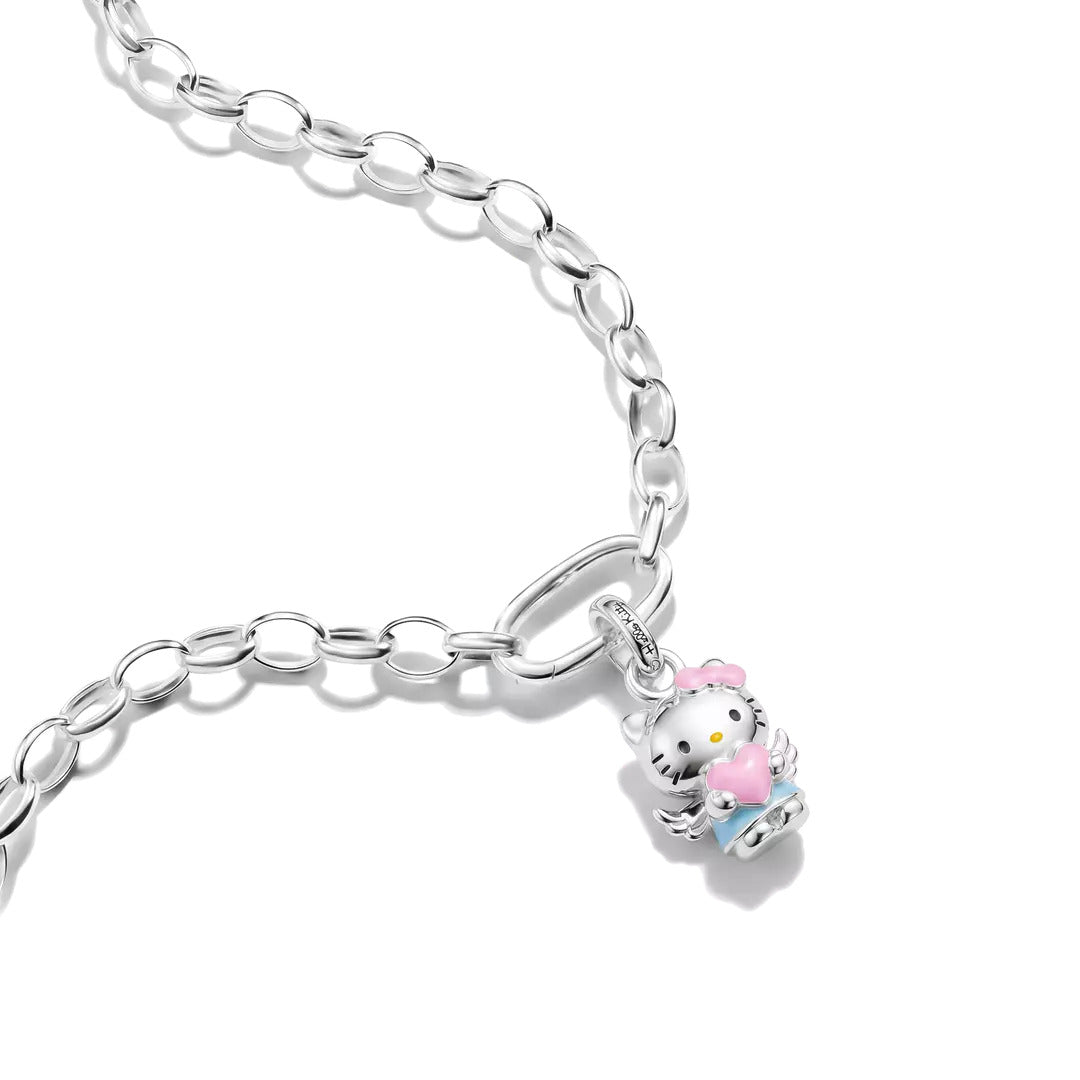 Hello Kitty Charm Engel mit Herz – Connect – CC1357-M06-7