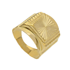 Bague homme en or 18 carats – Bague en or 750 pour homme - 110124