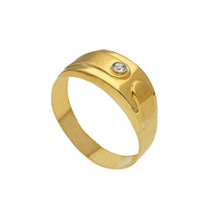 Herrenring 18 Karat Gold – 750 Goldring für Männer - 124822