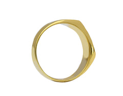 Herrenring 18 Karat Gold – 750 Goldring für Männer - 128158