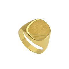 Bague homme en or 18 carats – Bague en or 750 pour homme - 129903