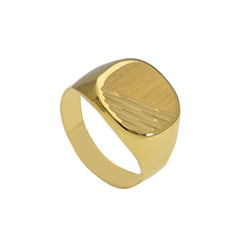 Herrenring 18 Karat Gold – 750 Goldring für Männer - 173821