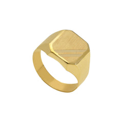 Herrenring 18 Karat Gold – 750 Goldring für Männer - 173823