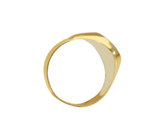 Bague homme en or 18 carats – Bague en or 750 pour homme - 173825