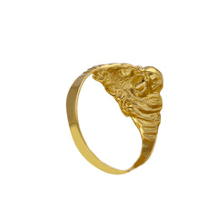Bague homme en or 18 carats – Bague en or 750 pour homme - 132847
