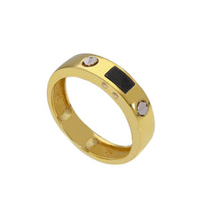 Bague homme en or 18 carats – Bague en or 750 pour homme - 204080