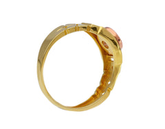 Herrenring 18 Karat Gold – 750 Goldring für Männer - 214045