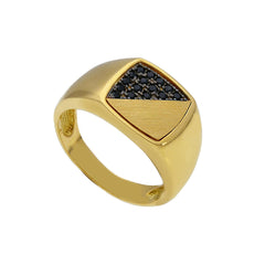 Bague homme en or 18 carats – Bague en or 750 pour homme - 226626