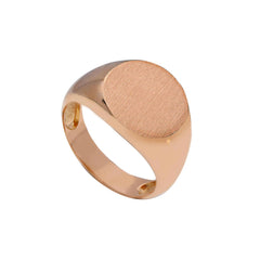 Herrenring 18 Karat Roségold - 750 Goldring für Männer - 243019