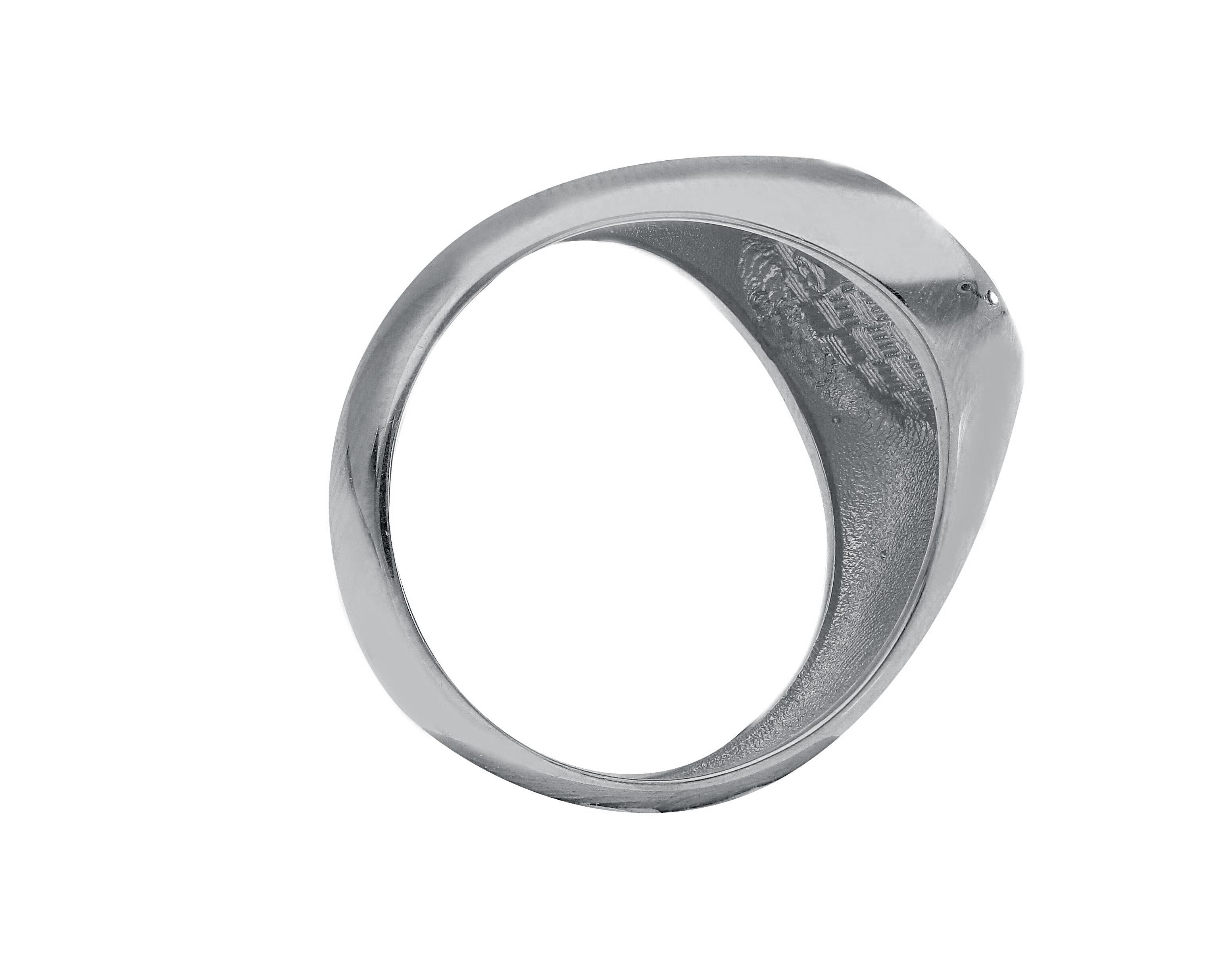 Herrenring 18 Karat Gold - 750 Goldring für Männer - 243021