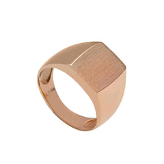 Herrenring 18 Karat Roségold - 750 Goldring für Männer - 243024