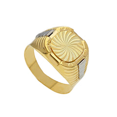 Herrenring 18 Karat Gold – 750 Goldring für Männer - 255642