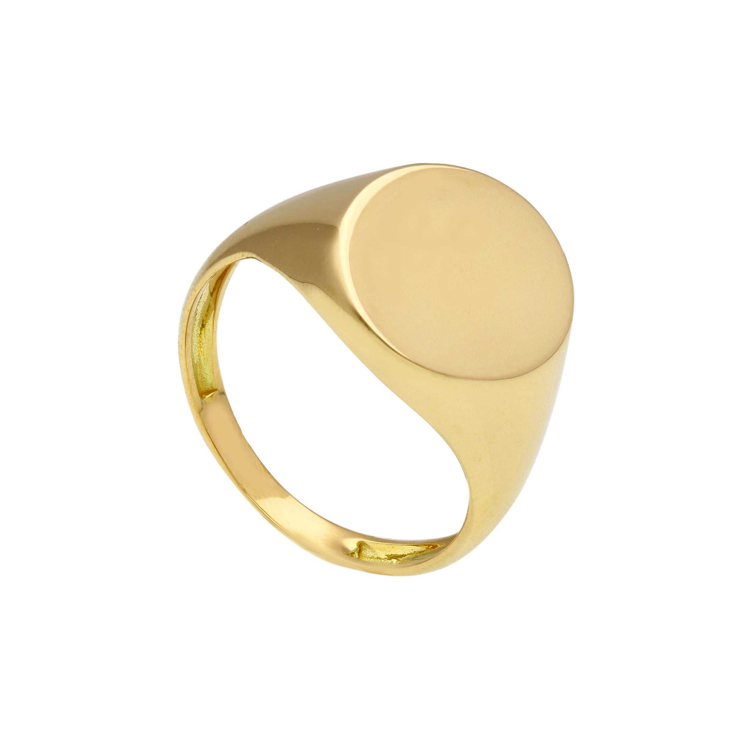 Herrenring 18 Karat Gold - 750 Goldring für Männer - 263887