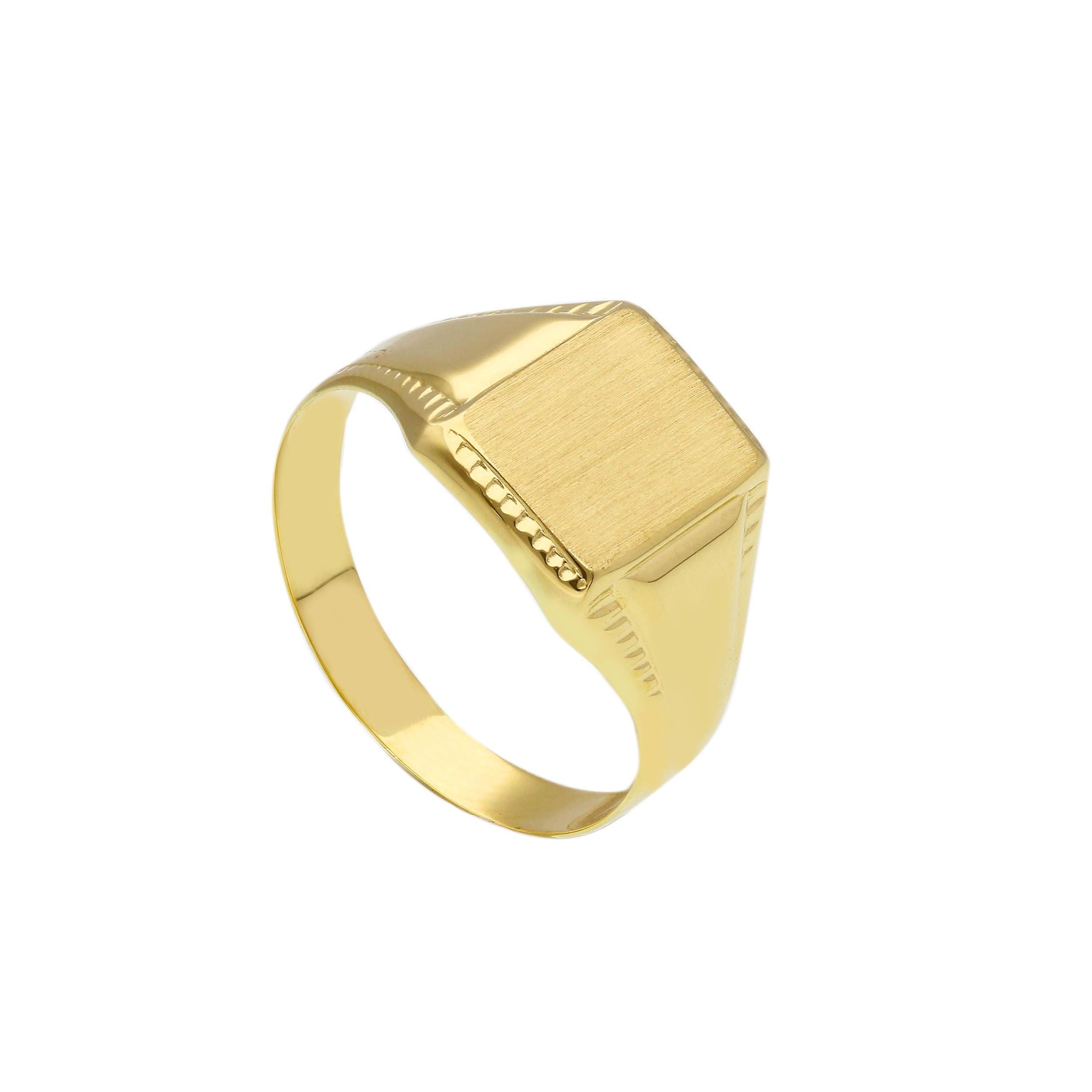 Herrenring 18 Karat Gold – 750 Goldring für Männer - 267774