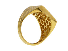 Bague homme en or 18 carats – Bague en or 750 pour homme - 271937