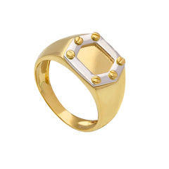Herrenring 18 Karat Gold – 750 Goldring für Männer - 276046