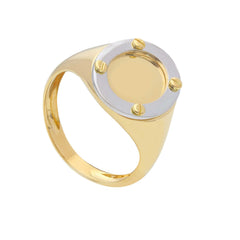 Herrenring 18 Karat Gold – 750 Goldring für Männer - 281016