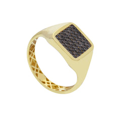 Herrenring 18 Karat Gold – 750 Goldring für Männer - 281691