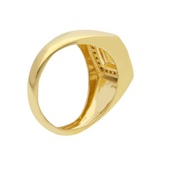Herrenring 18 Karat Gold – 750 Goldring für Männer - 282154
