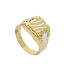 Herrenring 18 Karat Gold – 750 Goldring für Männer - 284153