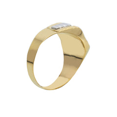 Bague homme en or 18 carats – Bague en or 750 pour homme - 284154