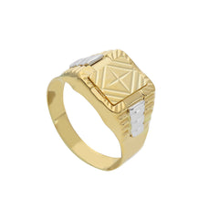 Bague homme en or 18 carats – Bague en or 750 pour homme - 284154