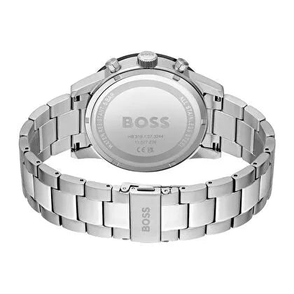 Hugo Boss Chronograph 44 MM Silbrig Herrenuhr - HB1513922