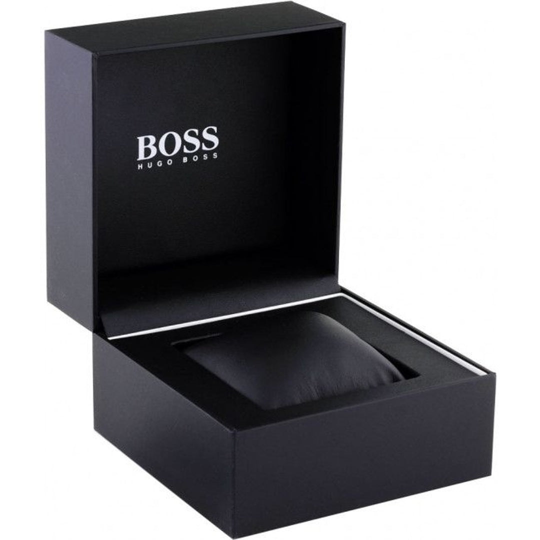 Hugo Boss View Chronograph 44mm Uhr Edelstahl Blau
