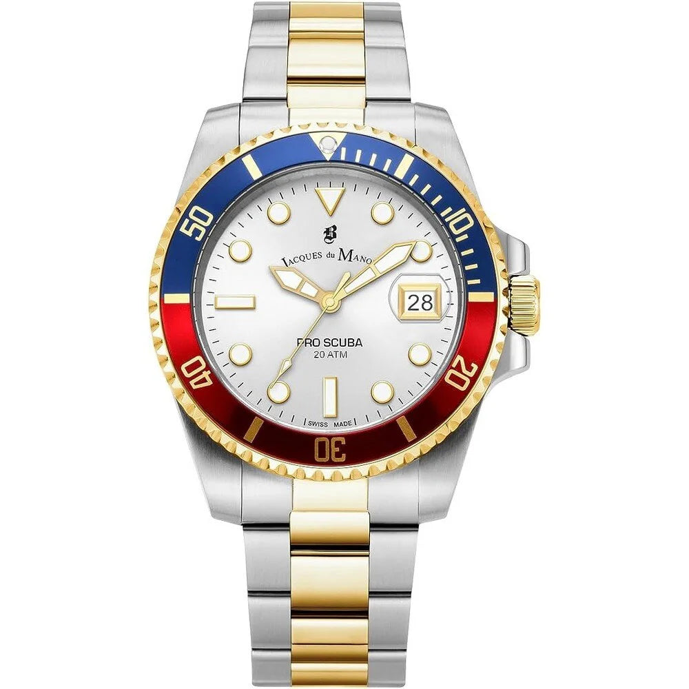 Jacques Du Manoir Pro Scuba 40.5 MM Quarz Herrenuhr - JWG02704