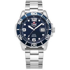 JDM Militär Mike Plus Blue Sunray Herrenuhr - JDM-WG029-02