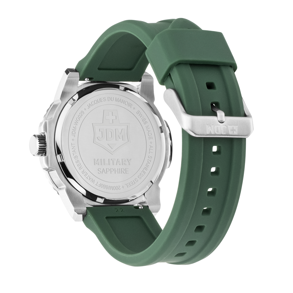 JDM Militär Mike Plus Grüne Sunray Herrenuhr - JDM-WG029-01