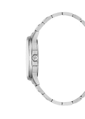 JDM Militär Oscar Herrenuhr aus silbernem Stahl - JDM-WG025-03