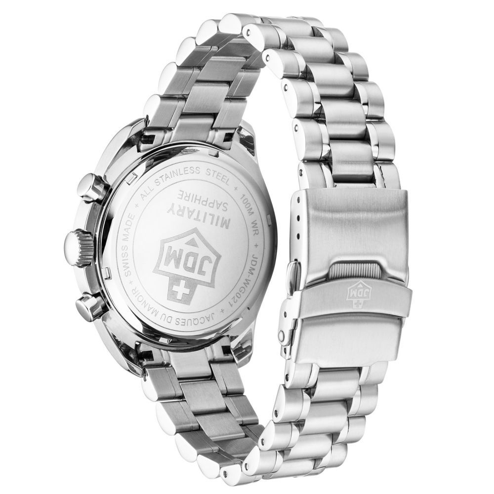 JDM Militär Schweizer Präzisions-Herrenuhr in Grün - JDM-WG021-03