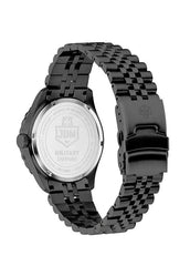 JDM Militär Wingman Herrenuhr aus schwarzem Stahl - JDM-WG028-01