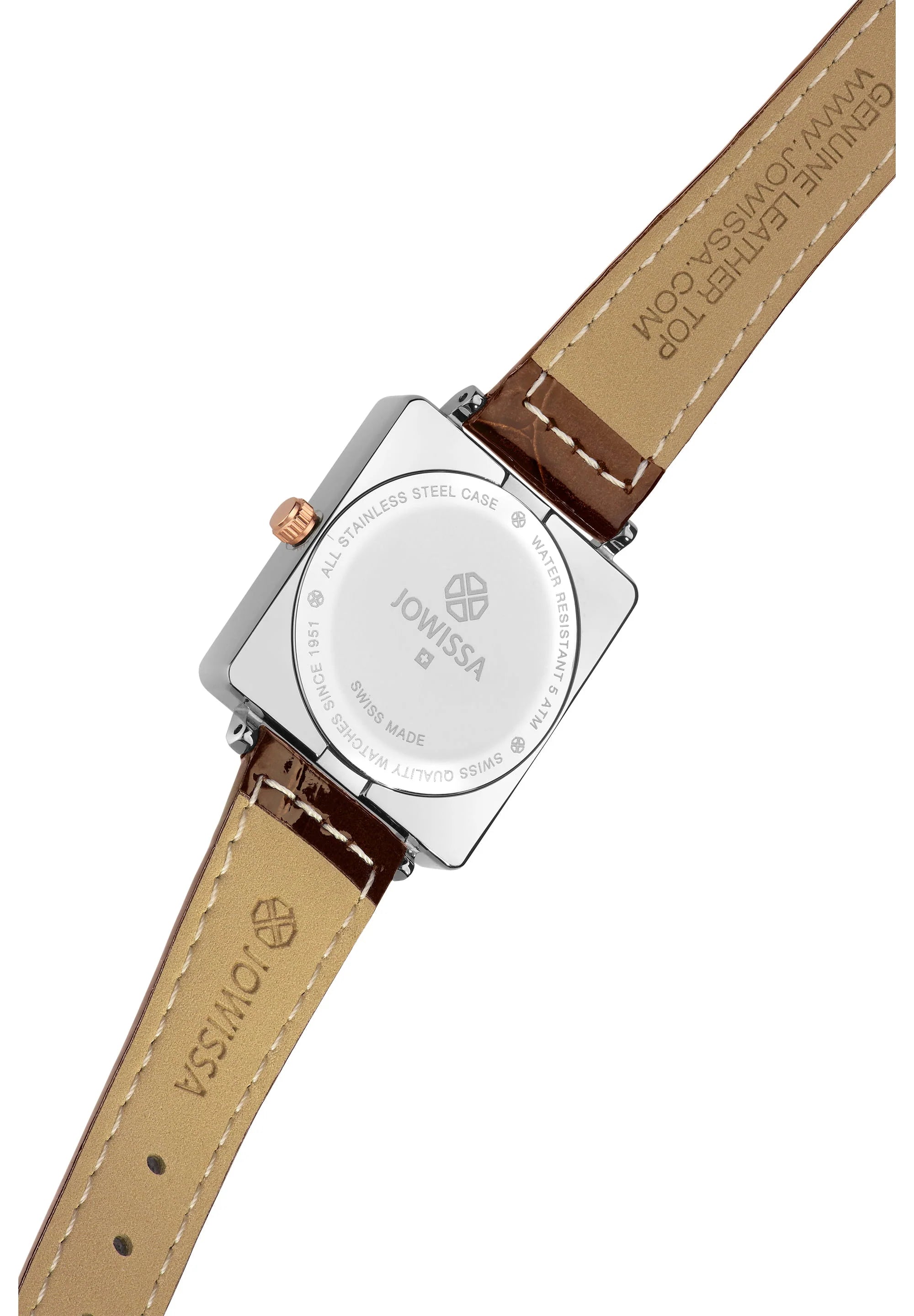 Jowissa Facet Princess Schweizer Damenuhr Braun - J8.784.M