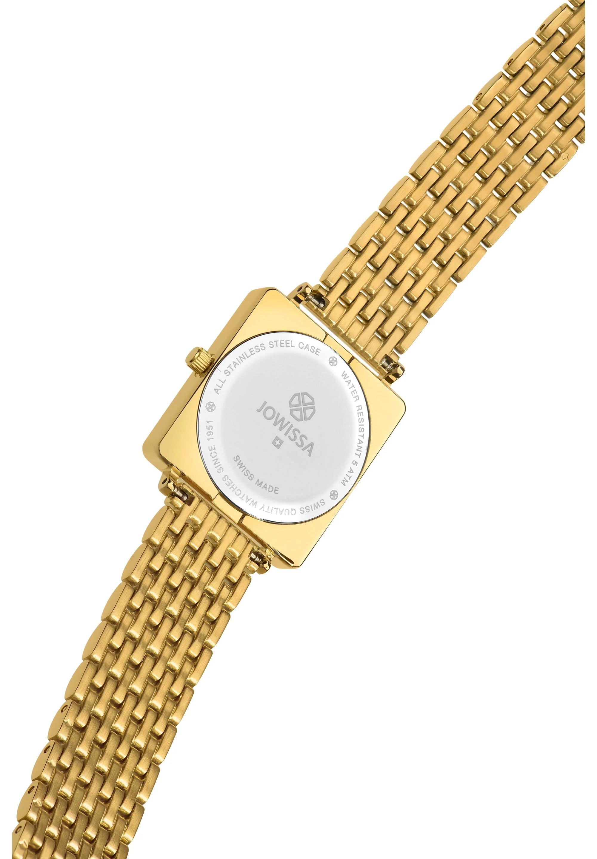 Jowissa Facet Princess Schweizer Damenuhr Gold - J8.095.M