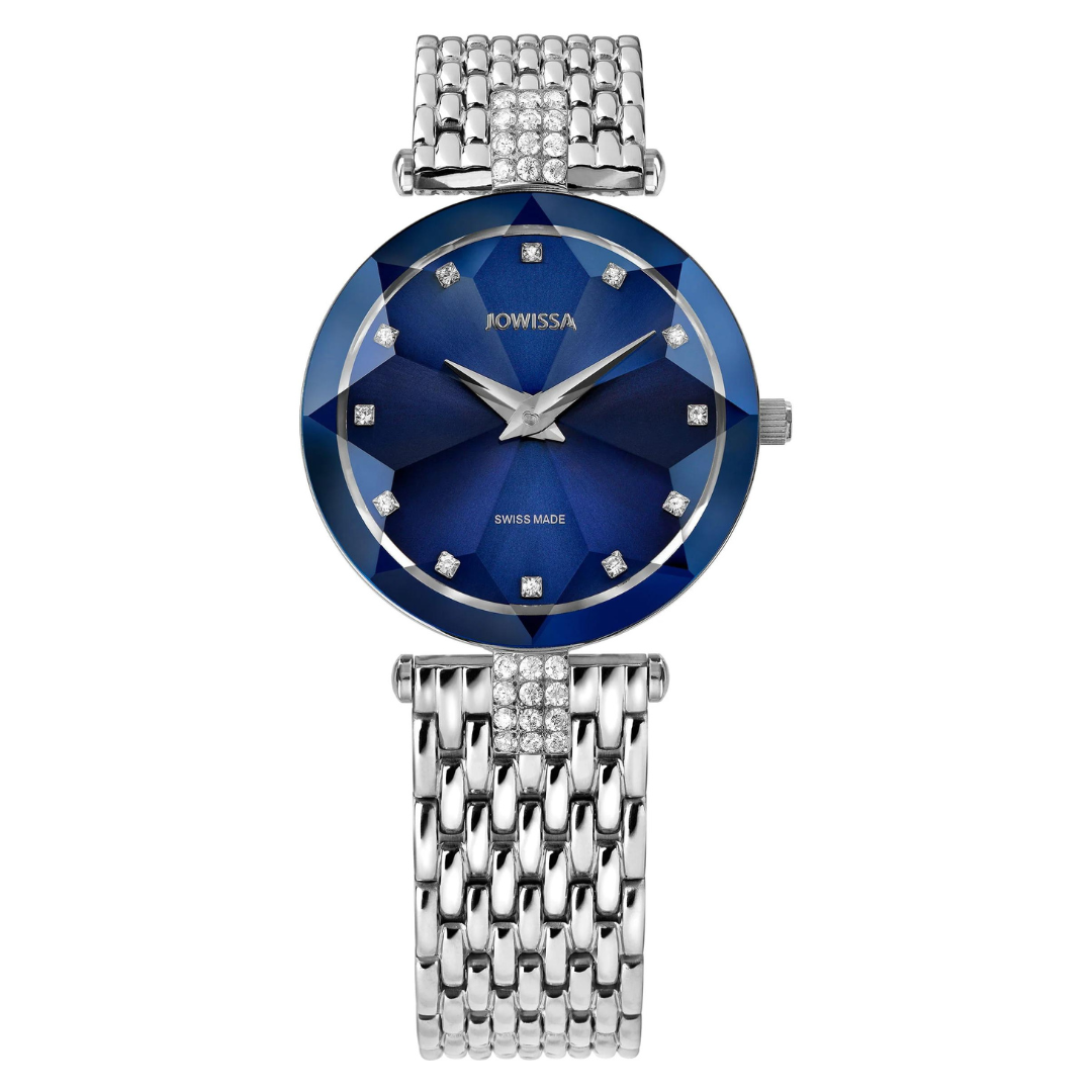 Jowissa Facet Strass Schweizer Damenuhr - J5.703.M