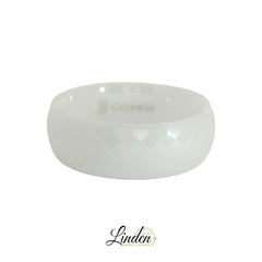 Bague partenaire en céramique avec gravure gratuite - paire de bagues - CE-187/8