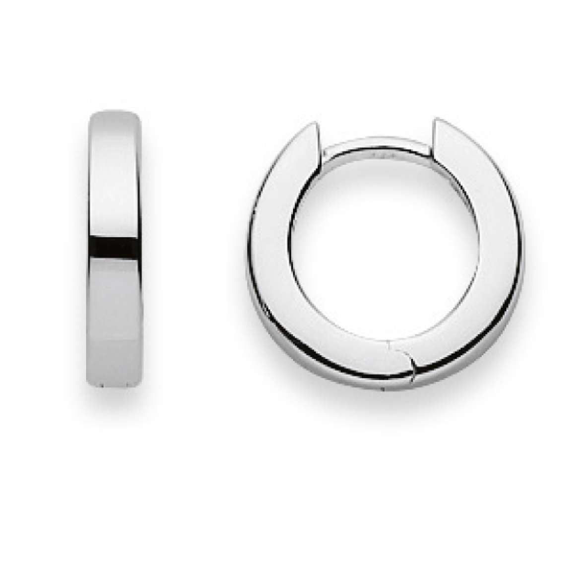 Klassische Creolen aus Silber - 6264.04439/1201