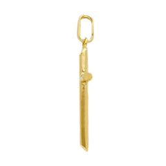 Pendentif croix en or jaune 18 carats – élégant et intemporel - 112797