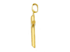 Pendentif croix en or jaune 18 carats – élégant et intemporel - 112802