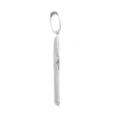 Pendentif croix en or blanc 18 carats – élégant et intemporel - 166087