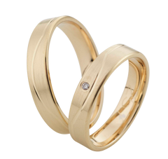 Linden Trauringe / Eheringe Benken mit zeitlosem Design - 256/257