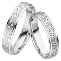Linden Trauringe / Eheringe Ehrendingen – Eleganz in Gold und Diamant - 1430/1431