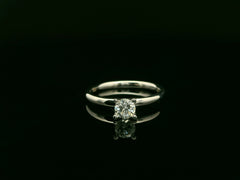 Linden Verlobungsring in 18 Karat - 750 Weissgold mit Diamanten - BYZ0004332