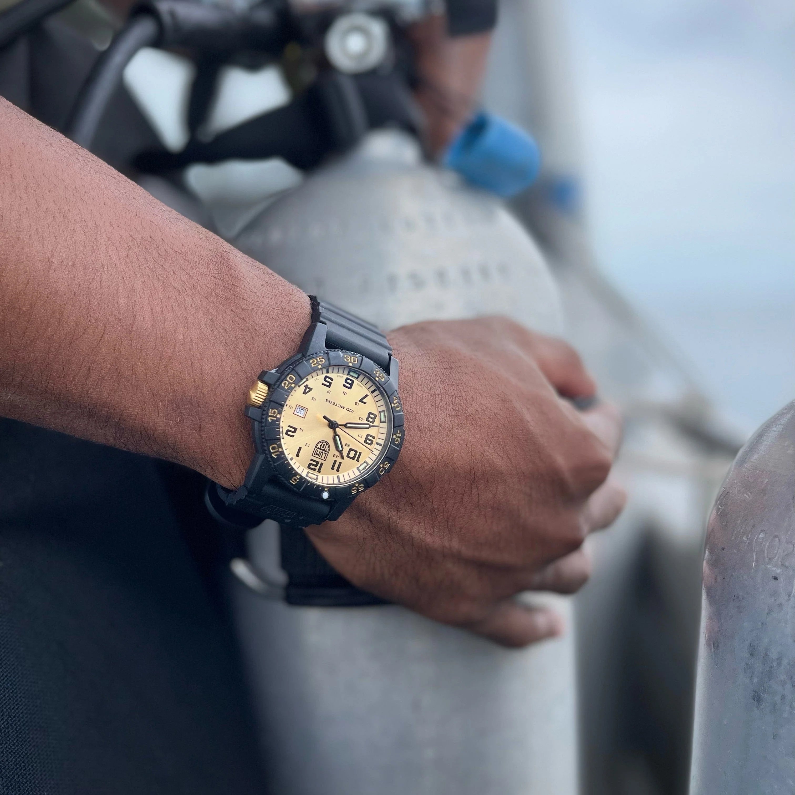 Luminox Leatherback Sea Turtle Giant 0320 Series Herrenuhr - XS.0325.GP