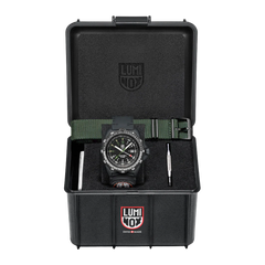 Luminox Recon Nav Spec 46mm Outdoor Uhr Set Schwarz